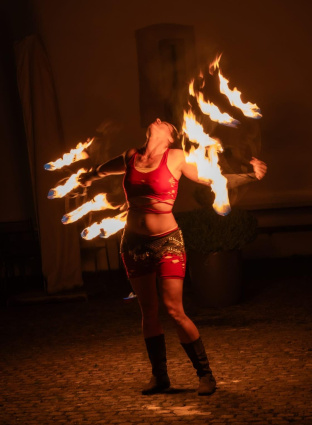 Hula Hoop - Feuershow — photo 9