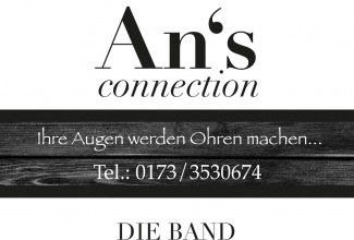 An`s Connection: Die Einzigartige Coverband!  Von Amanda Marshall bis ZZ Top! 